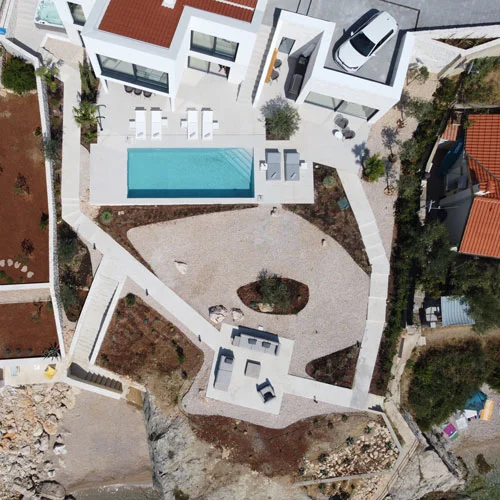 Villa Marim under construction — Stara Baška, Krk island, Croatia