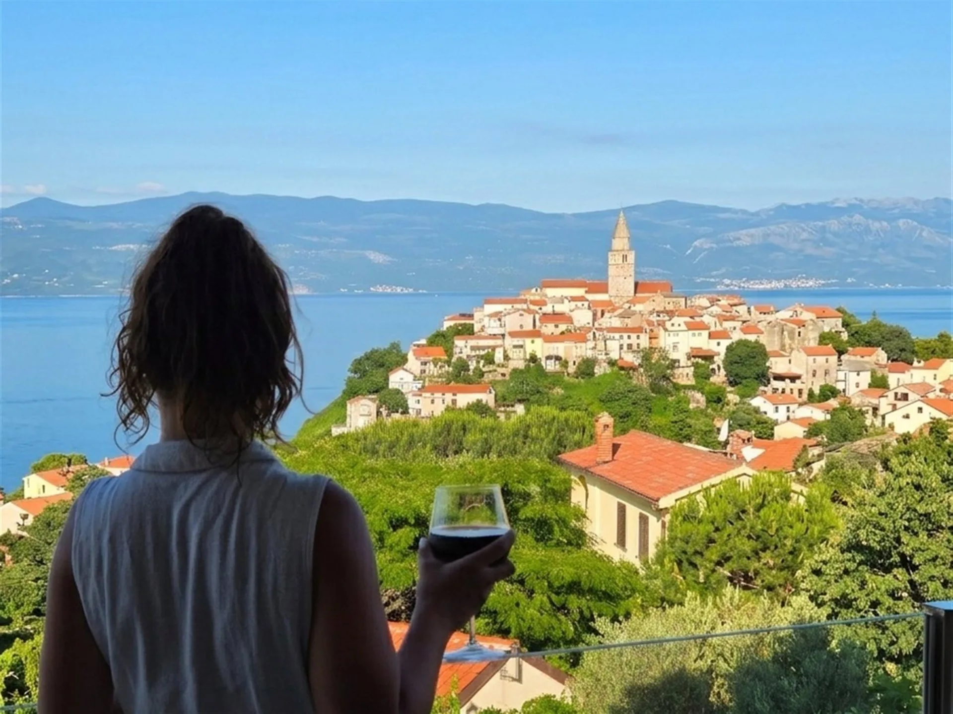 Wine and olive oil from Vrbnik, Krk island