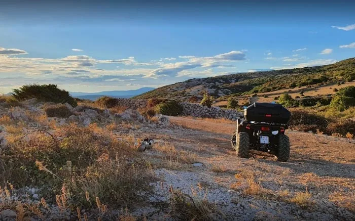 Quad and ATV adventure near Stara Baška, Krk island