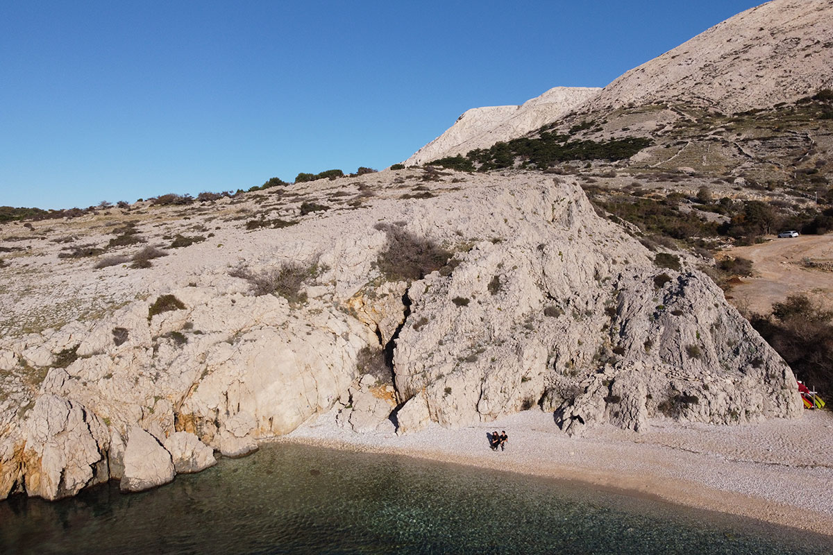 Zala Beach, Stara Baska, Krk, Kroatien