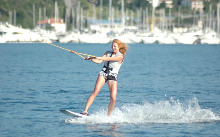 Wakeboard cable on Krk Island, Punat