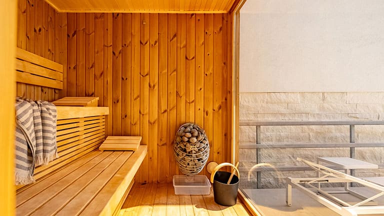 Villa Marim - Relax in the sauna with sea views